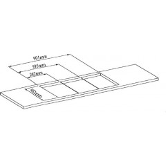 La Germania P95 4C LAG VN Εστία Αερίου Αυτόνομη 91.5x50.5cm